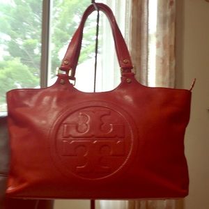 Authentic Tory Burch Red Bombe
